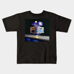 C64 Impossible Mission 3D Kids T-Shirt